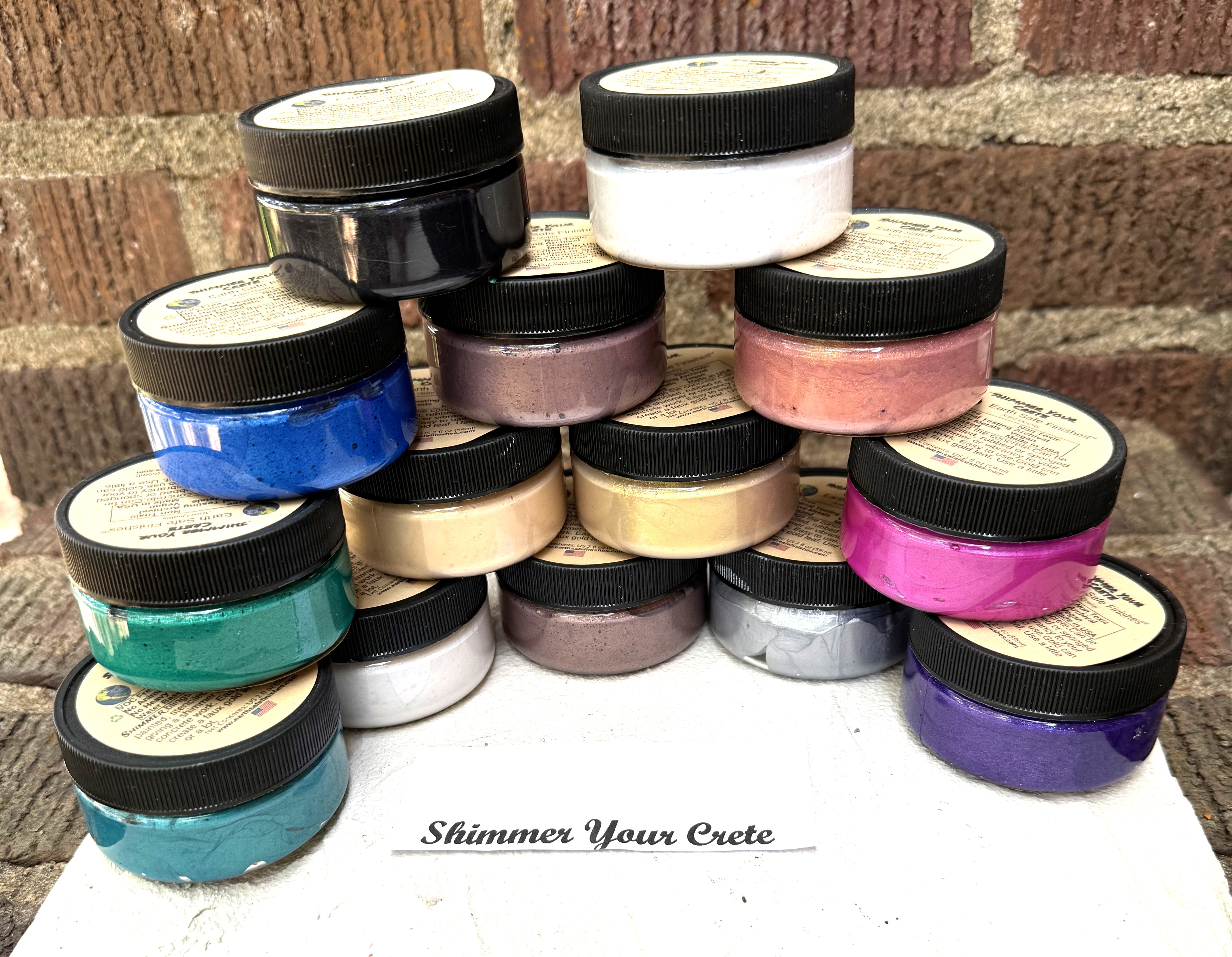 Shimmer Your Crete Gel Medium (13 colors)
